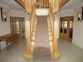 Ash Hollewell Spec with Stop Chamfered (fluted) Spindles