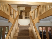 Ash Hollewell Spec with Stop Chamfered (fluted) Spindles