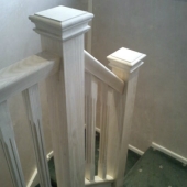 Ash (Kenwood) with Stop Chamfered (fluted) Spindles