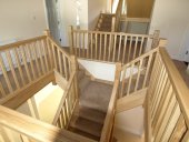 Ash Hollewell Spec with Stop Chamfered (fluted) Spindles