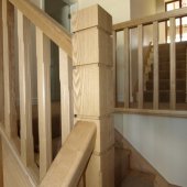 Ash Hollewell Spec with Stop Chamfered (fluted) Spindles