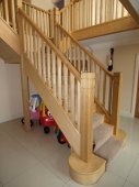 Ash Hollewell Spec with Stop Chamfered (fluted) Spindles
