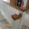 Oak & White Stop Chamfered (fluted)