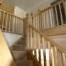 Ash Hollewell Spec with Stop Chamfered (fluted) Spindles